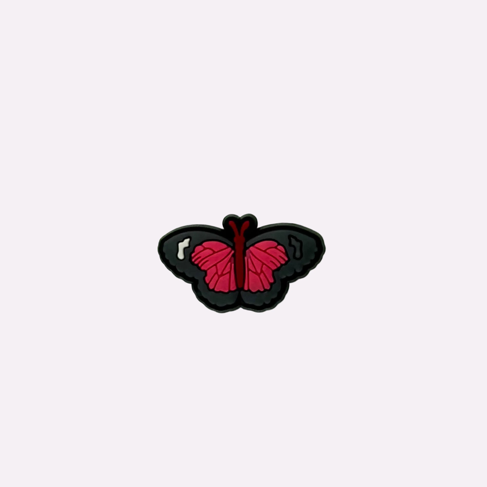 Pink Wings Butterfly Charm