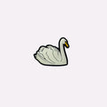 White Swan Charm