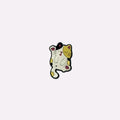 Sleeping Calico Cat Charm