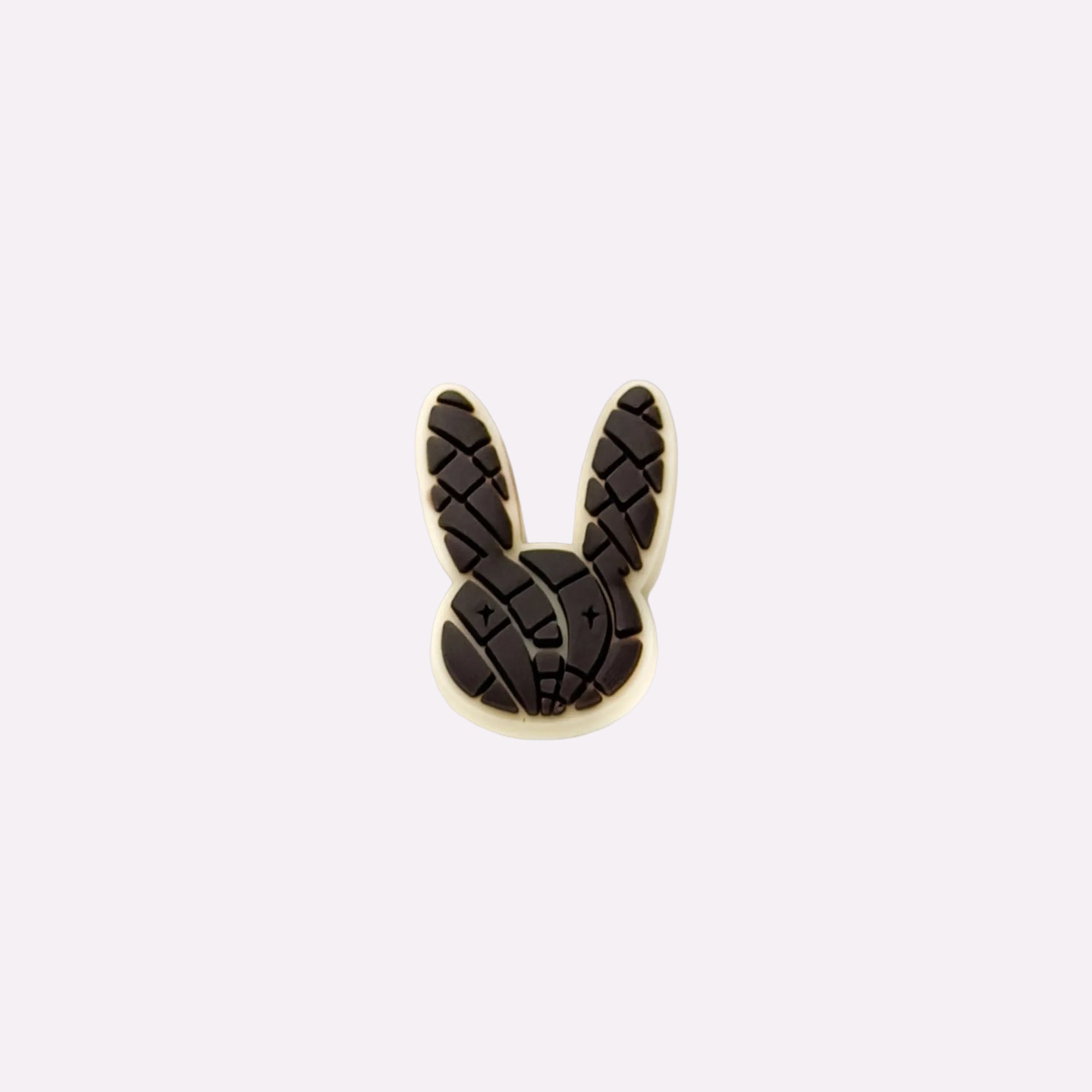 Black Bunny Face Charm
