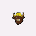 Cowboy Highland Cow Charm