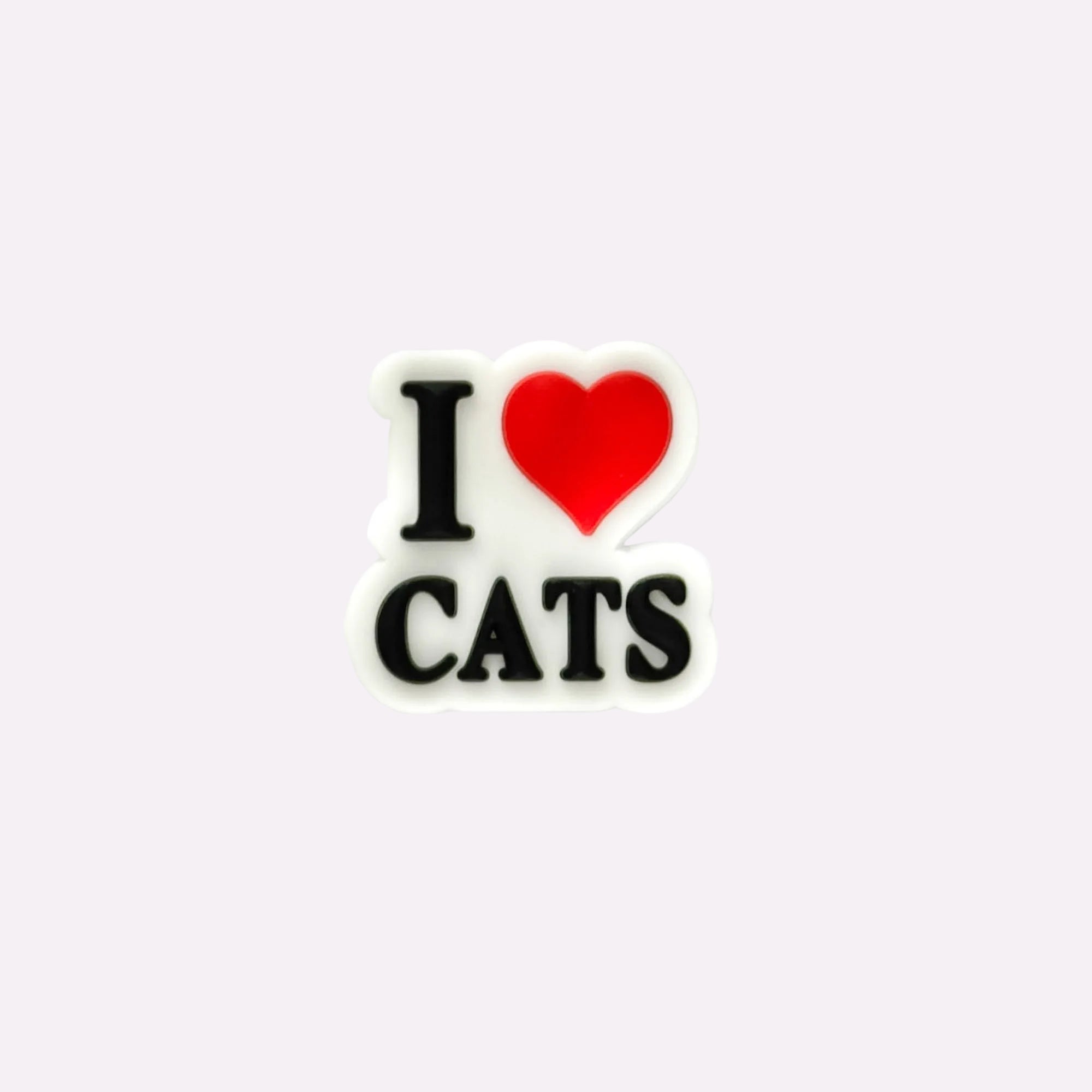 I Love Cats Charm