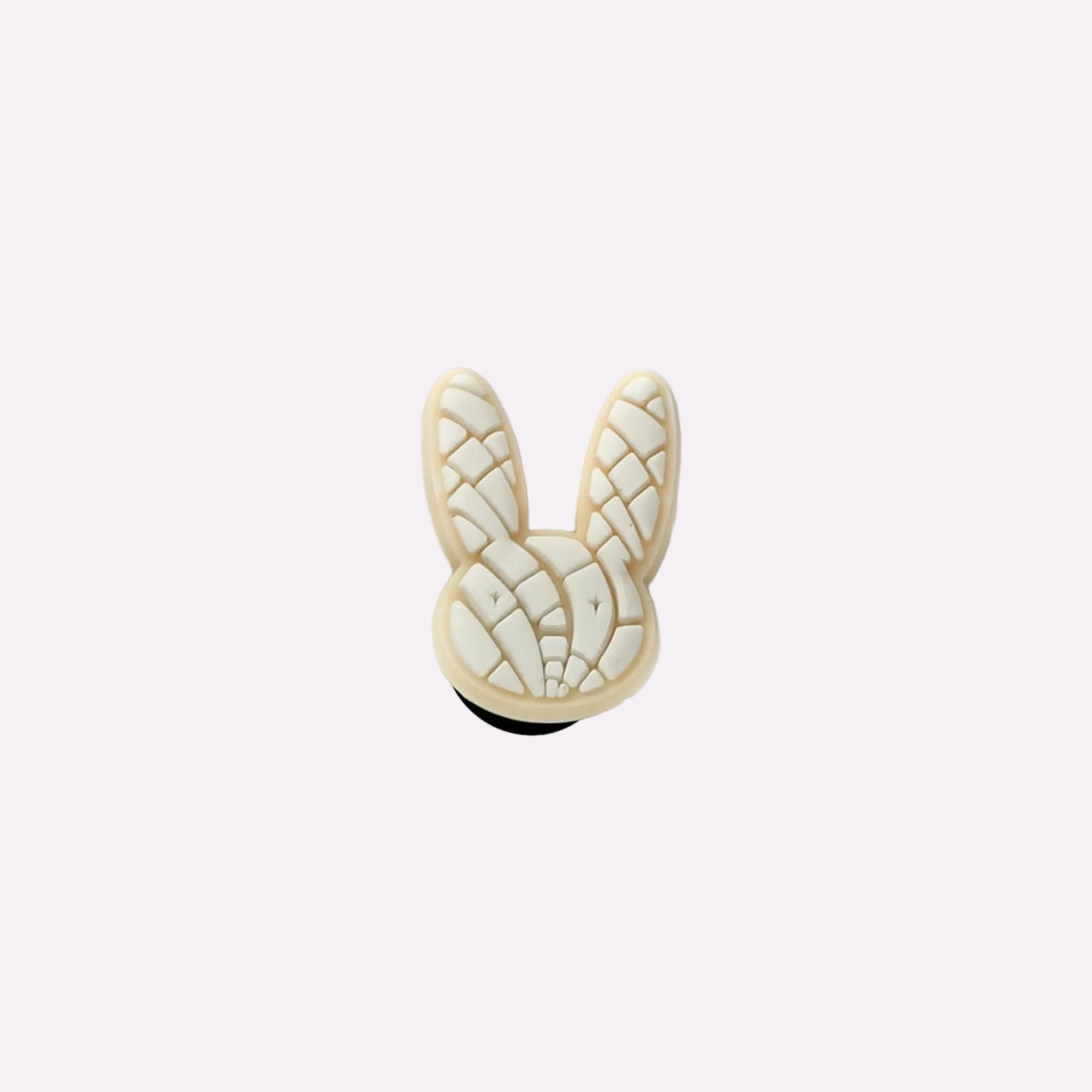 Cream Bunny Face Charm