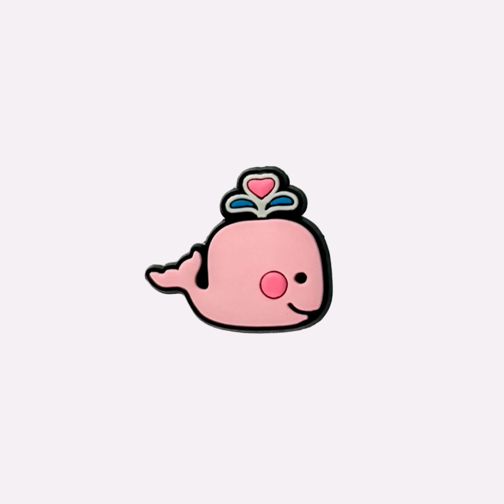 Pink Baby Whale Charm