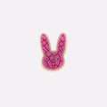 Pink Bunny Face Charm