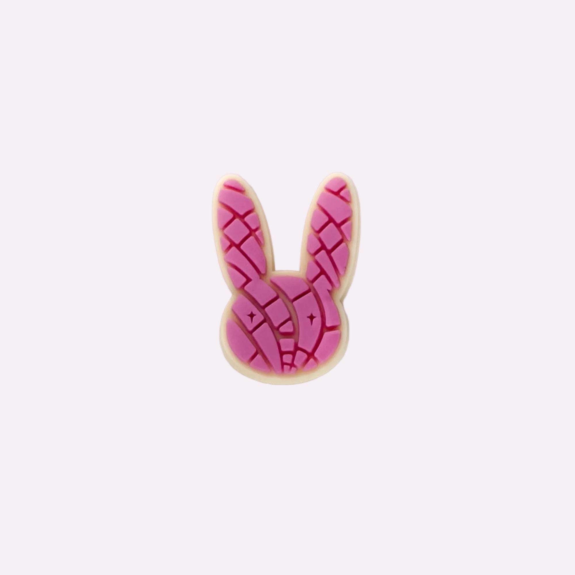 Pink Bunny Face Charm